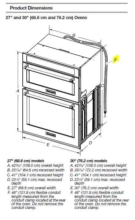 wall oven wiring too short